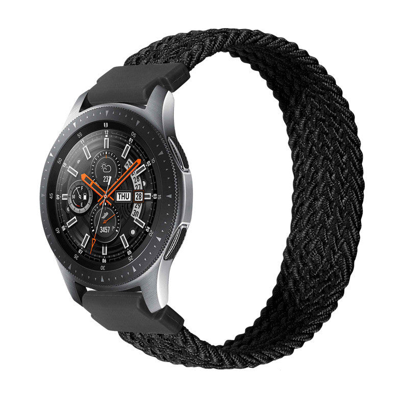 Samsung Watch Strap 20mm 22mm Stretch Single-Turn Nylon Strap
