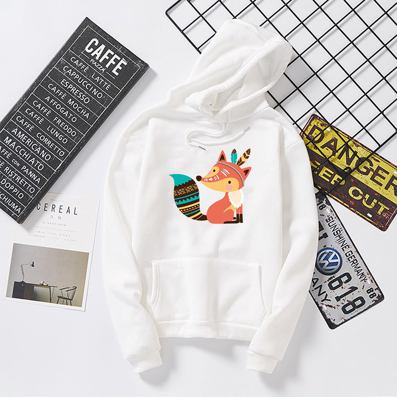 Hooded pullover sweater