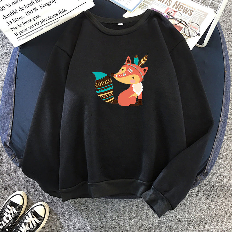Hooded pullover sweater