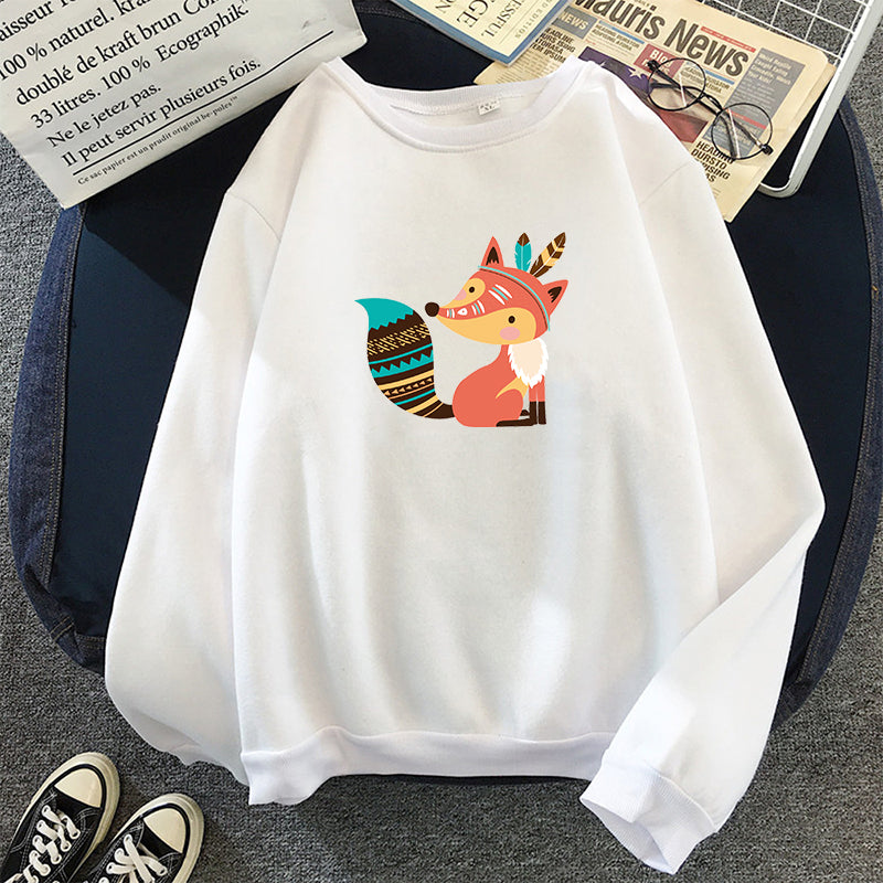 Hooded pullover sweater